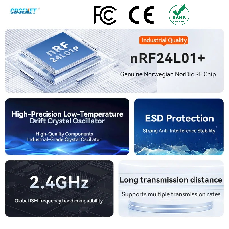 Nrf24L01 - 2 szt. nRF24L01+ PA LNA 2.4GHz