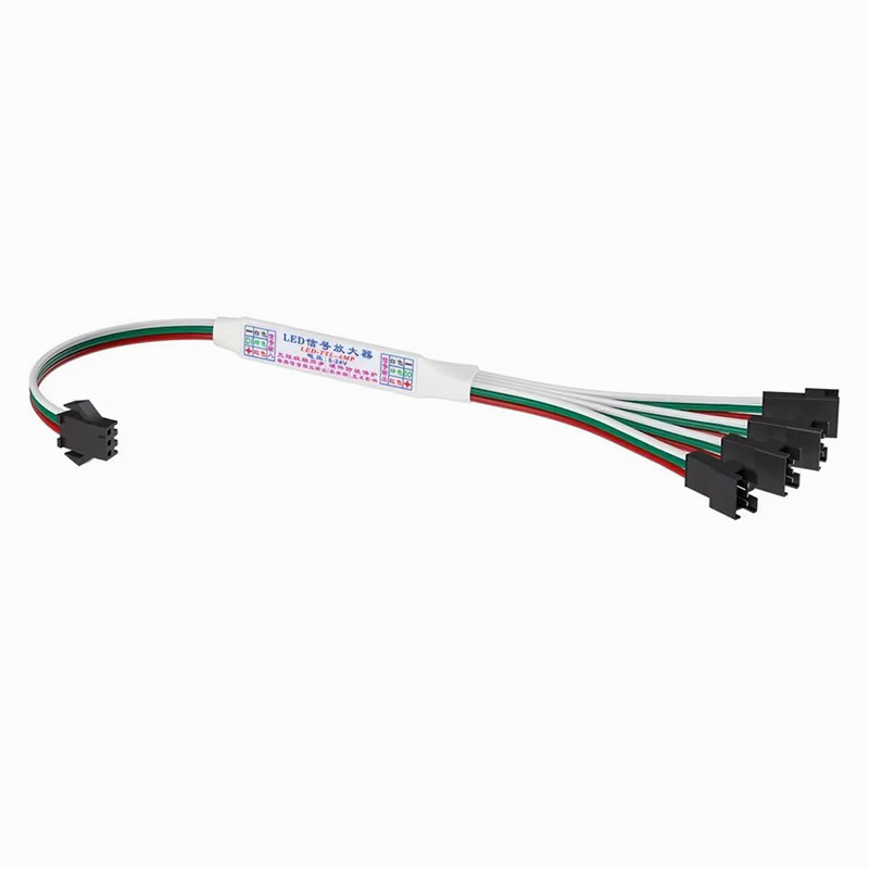 Ws2812B - Mini wzmacniacz sygnału Repeater 3-pinowy przedłużacz