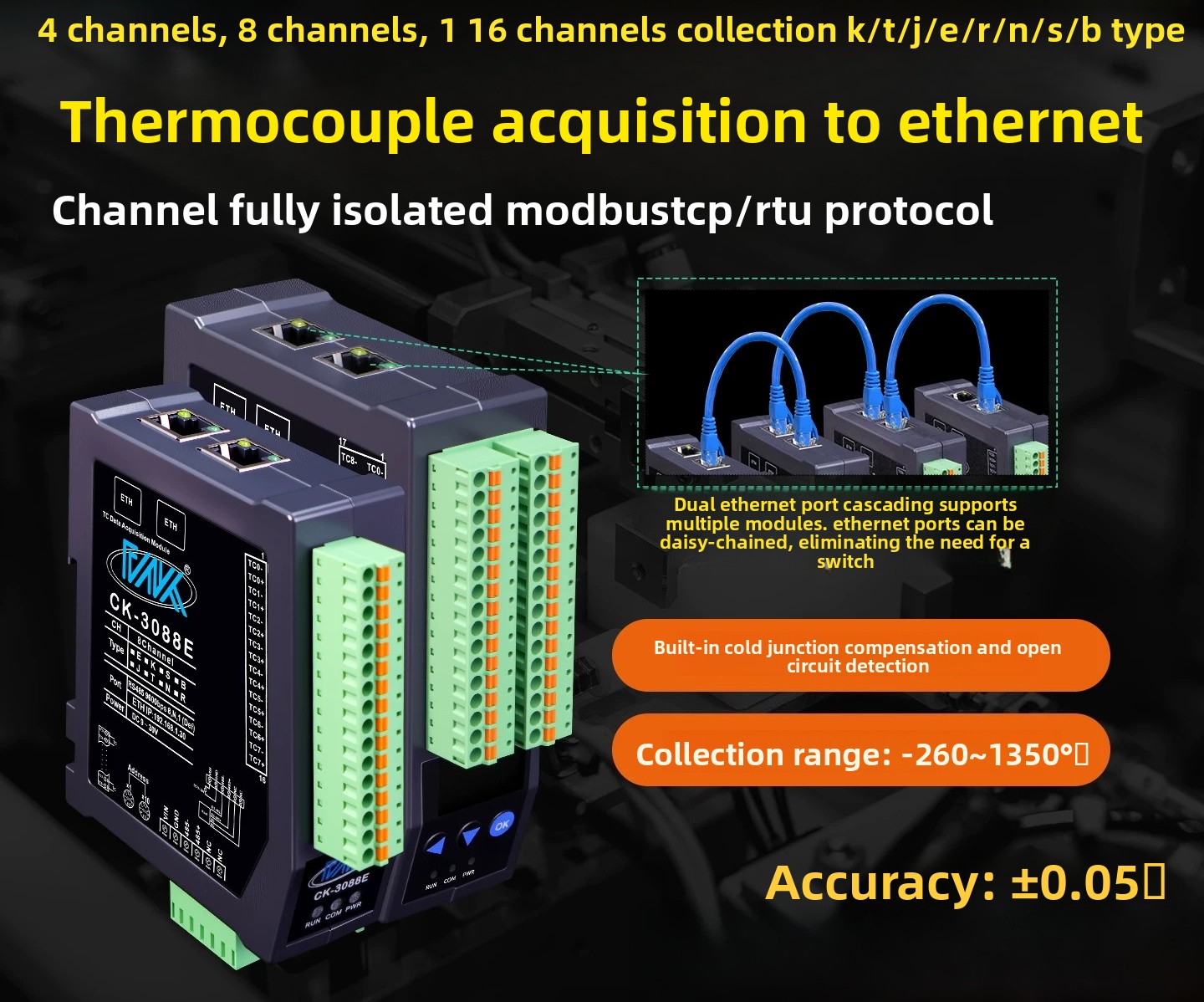Thermocouple Module K Type - Moduł termopary typu K z pełną