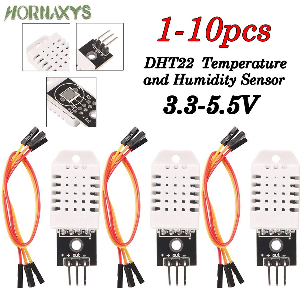 Dht22 - 10/1 szt. Cyfrowy czujnik temperatury i