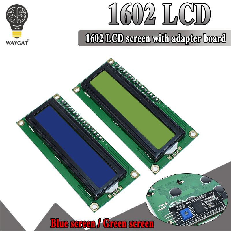 Lcd 1602 - Moduł LCD1602 LCD Niebieski Ekran IIC/I2C