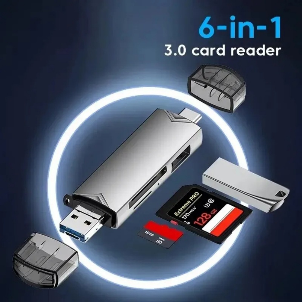 Sd Card Module - Czytnik kart USB 3.0 OTG 6-w-1,
