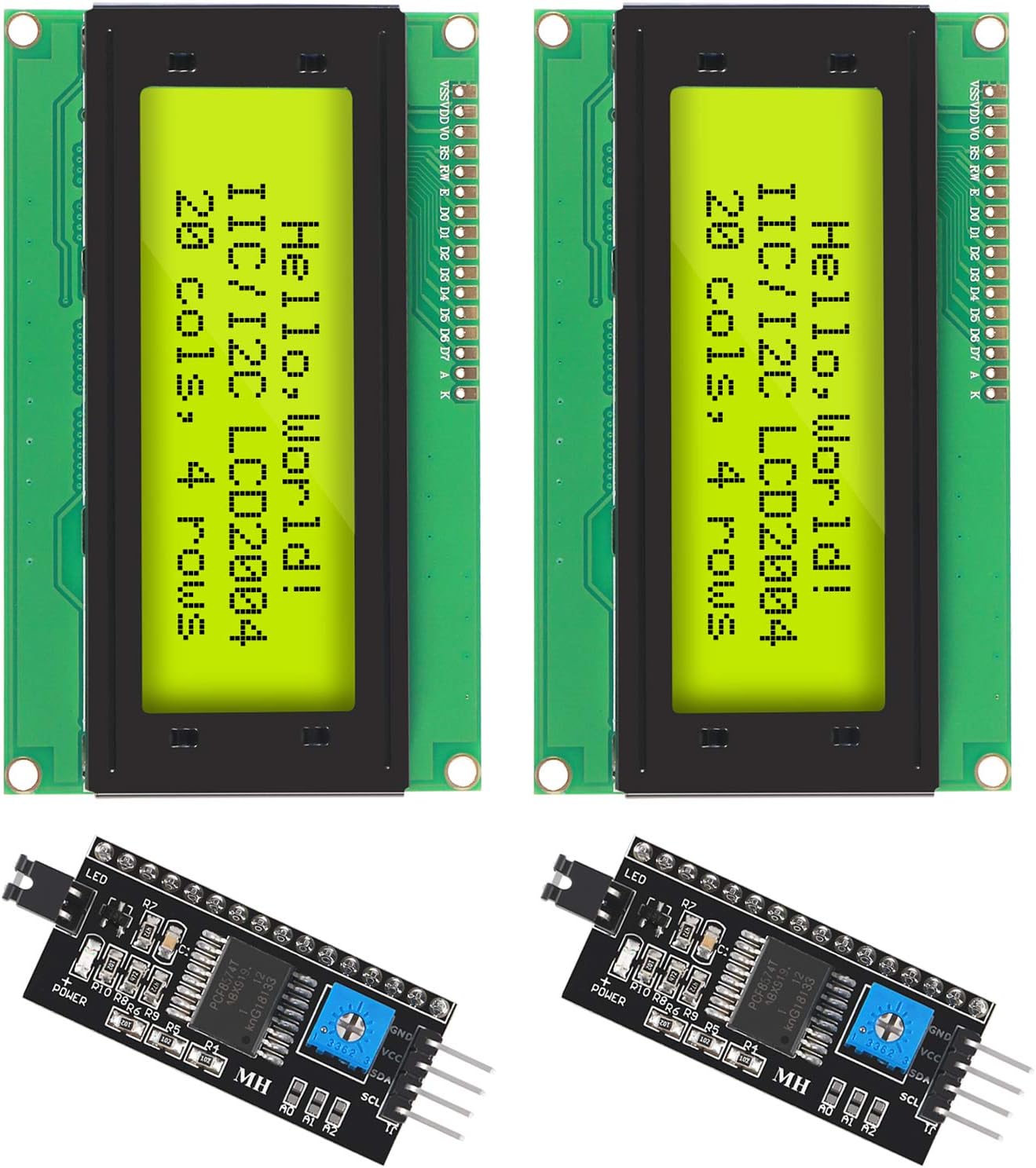 Lcd 1602 - 2 szt. IIC I2C TWI szeregowy