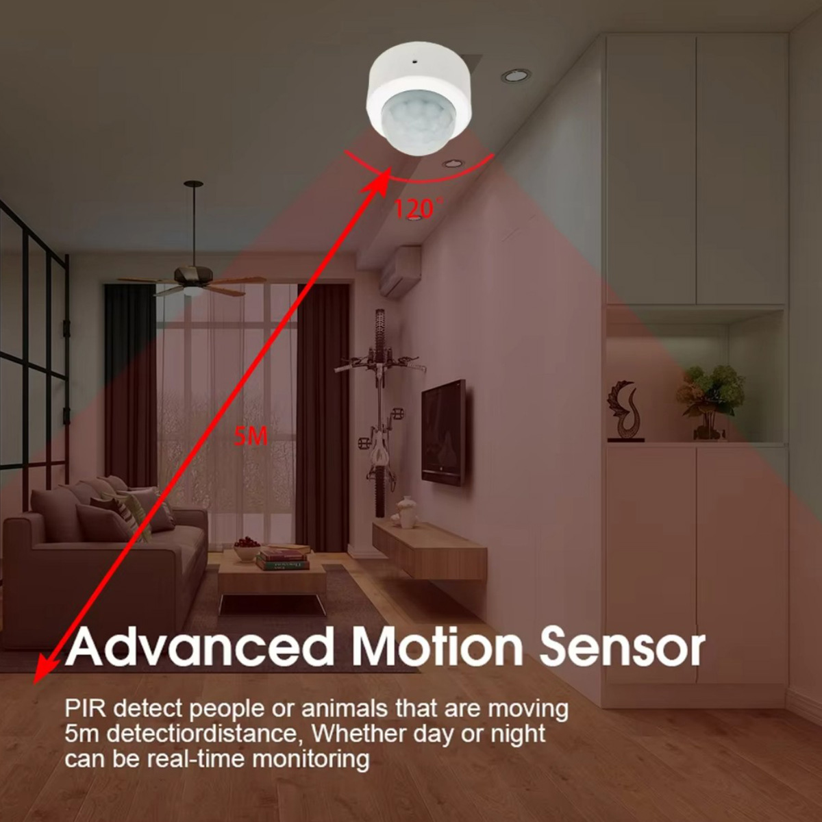 Czujnik ruchu Zigbee PIR, dete – Pir Motion Sensor recenzja i cena
