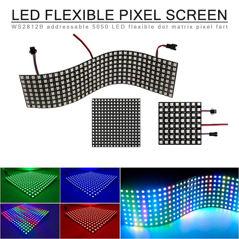 Ekran LED z cyfrowymi pikselam – Ws2812B recenzja i cena