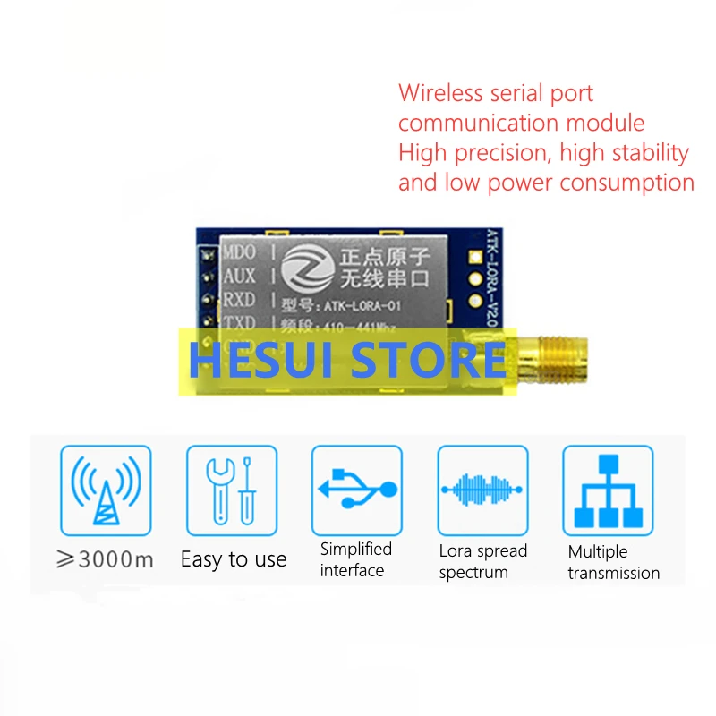 Moduł LORA ATK-LORA-01, bezprz – Lora Sx1278 recenzja i cena