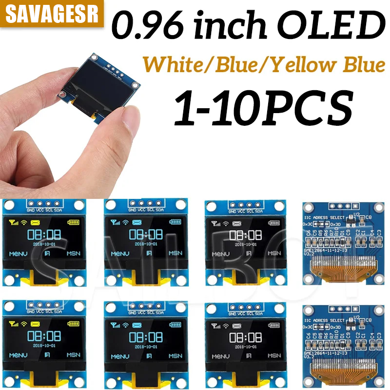 1-10 SZTUK Moduł wyświetlacza  – Oled Display 0.96 recenzja i cena