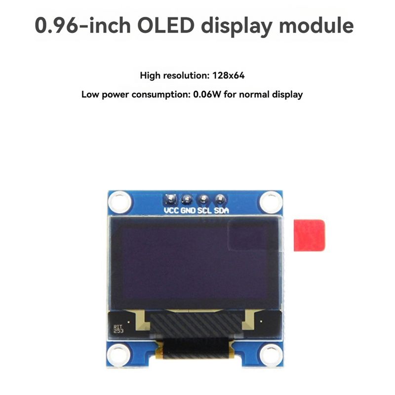 AY14 - Moduł OLED I2C SSD 4Pin – Oled Display 0.96 recenzja i cena