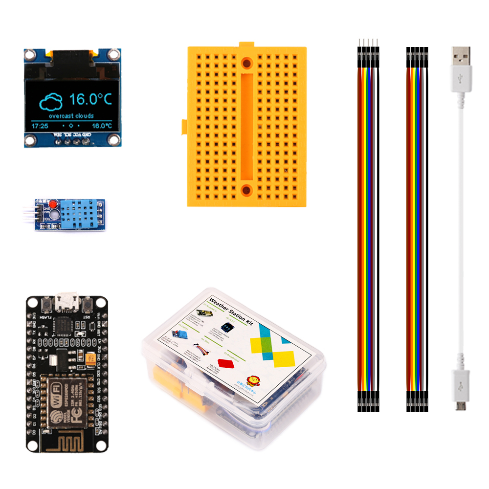 ESP8266 stacja pogodowa zestaw – Oled Display 0.96 recenzja i cena