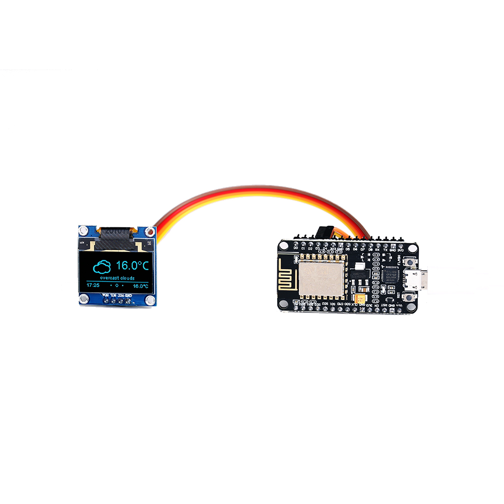 ESP8266 stacja pogodowa zestaw – Oled Display 0.96 recenzja i cena