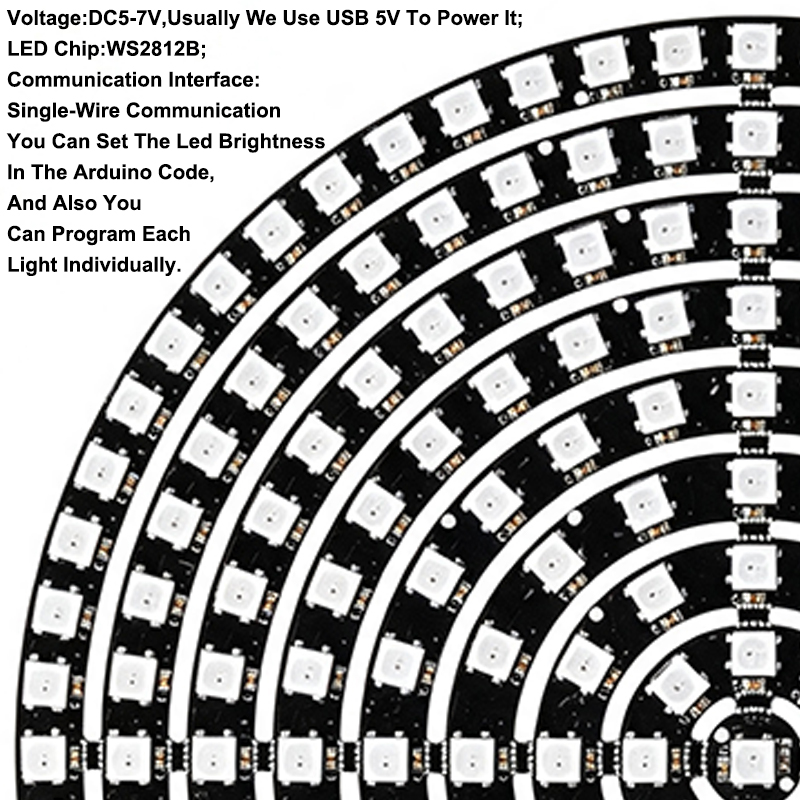 1 sztuka SMD5050 RGB Pixel WS2 – Ws2812B recenzja i cena