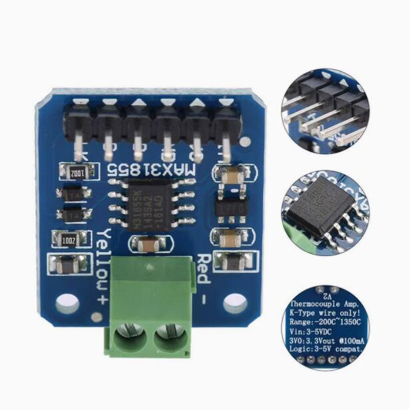 1 SZT. 5 SZT. MAX31855 Moduł P – Thermocouple Module K Type recenzja i cena