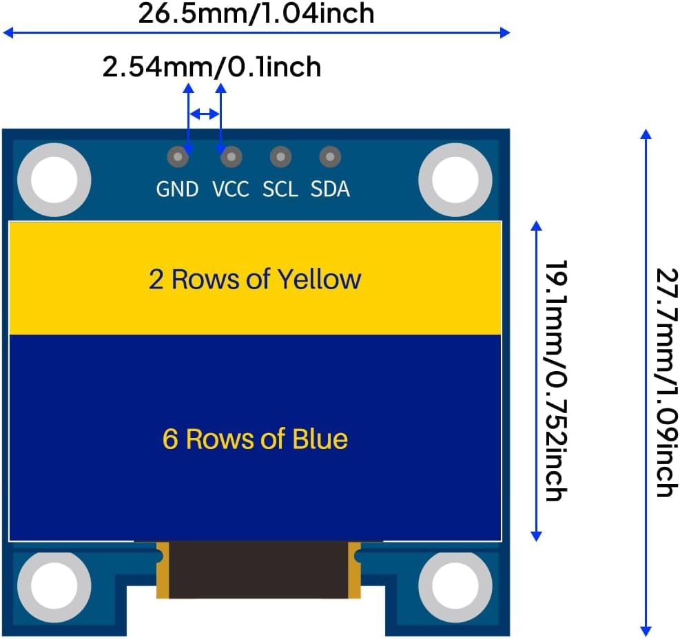3 SZT. Moduł ekranu OLED 0,96  – Oled Display 0.96 recenzja i cena