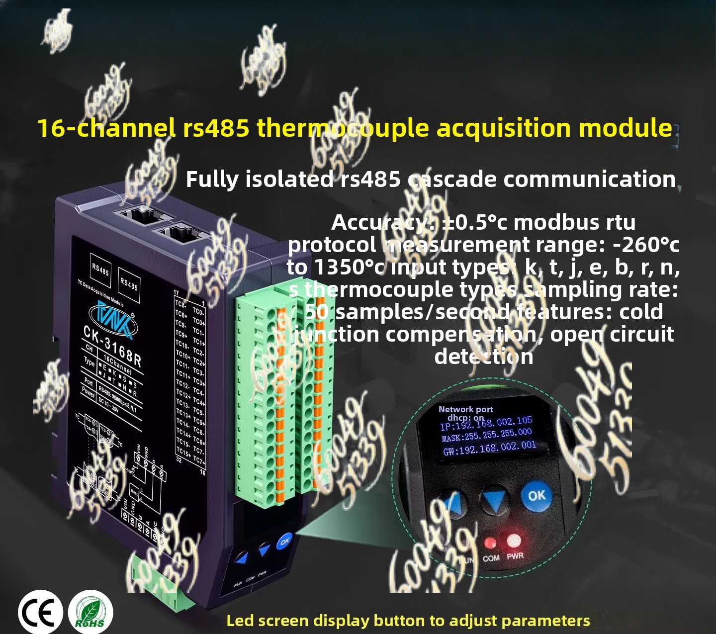 Moduł termopary typu K z pełną – Thermocouple Module K Type recenzja i cena