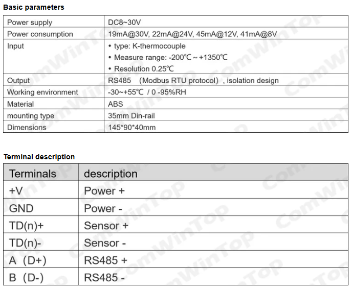 Moduł akwizycji temperatury z  – Thermocouple Module K Type recenzja i cena