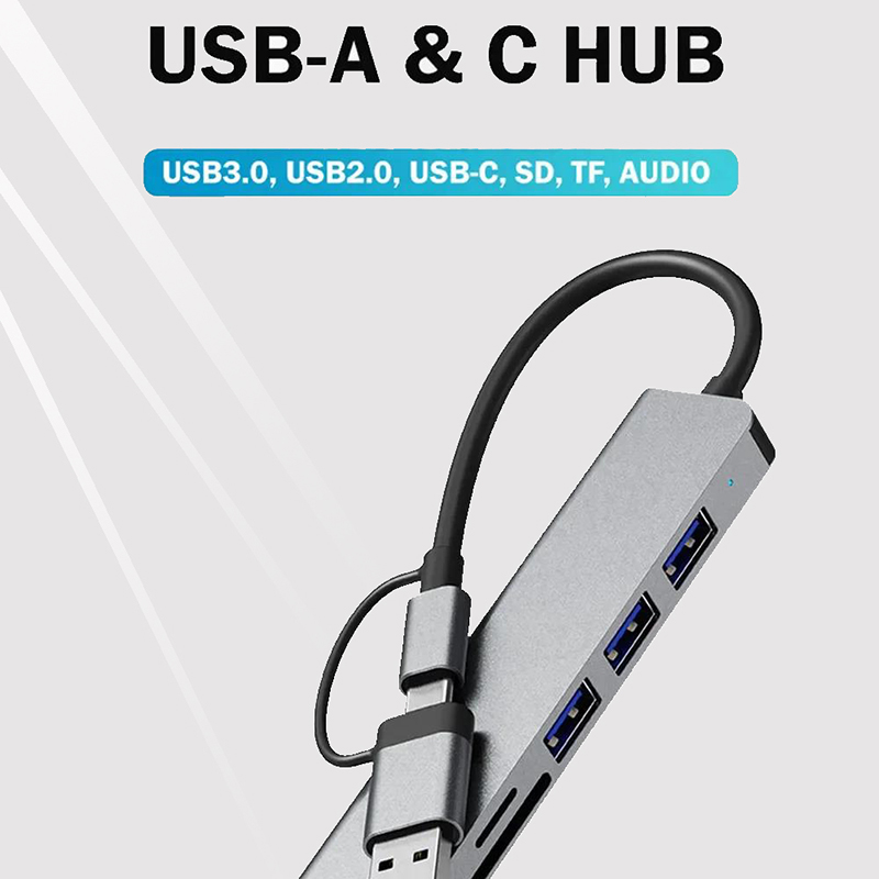 Hub USB typu C, rozdzielacz US – Sd Card Module recenzja i cena