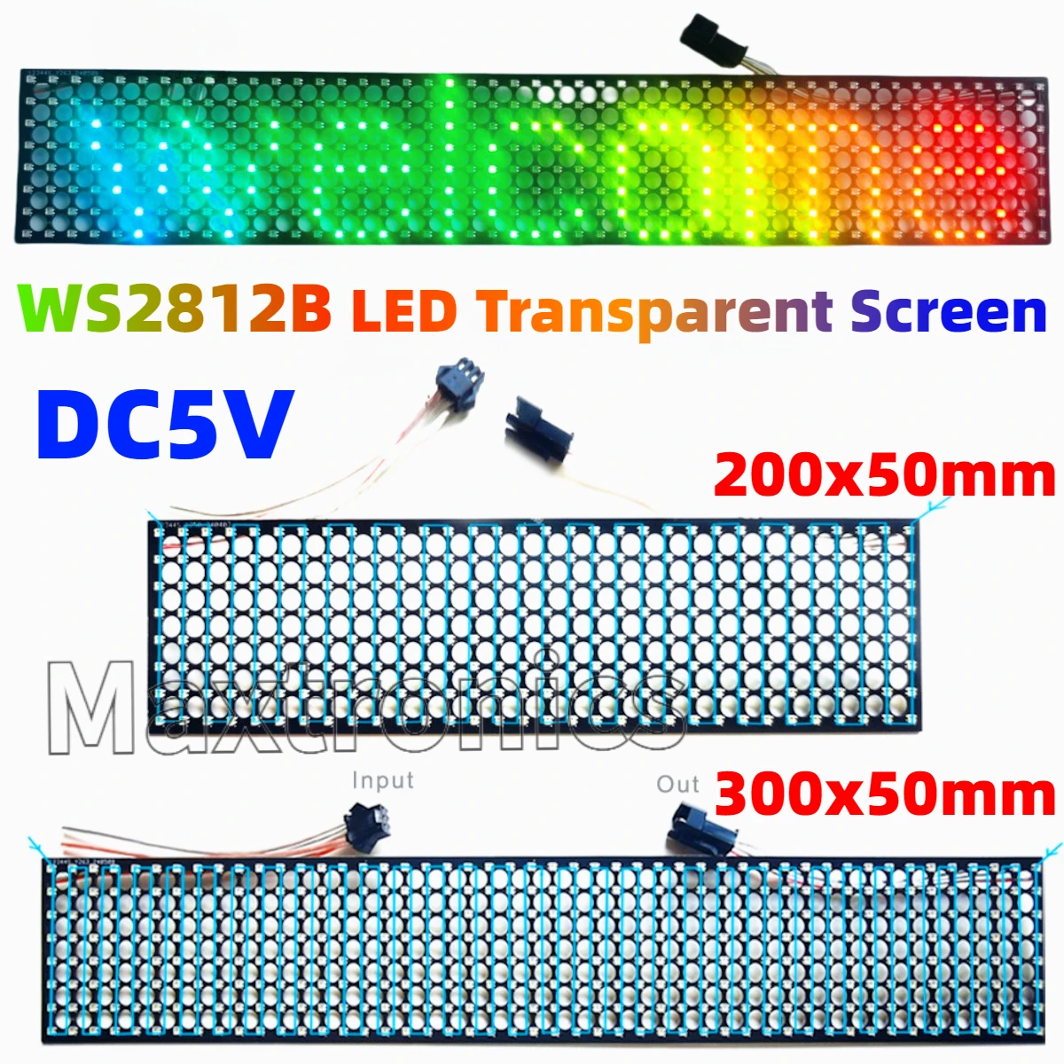 WS2812B Przezroczysty ekran LE – Ws2812B recenzja i cena