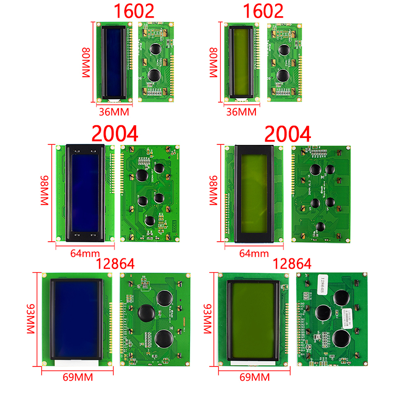 Moduł LCD niebieskie tło Green – Lcd 1602 recenzja i cena