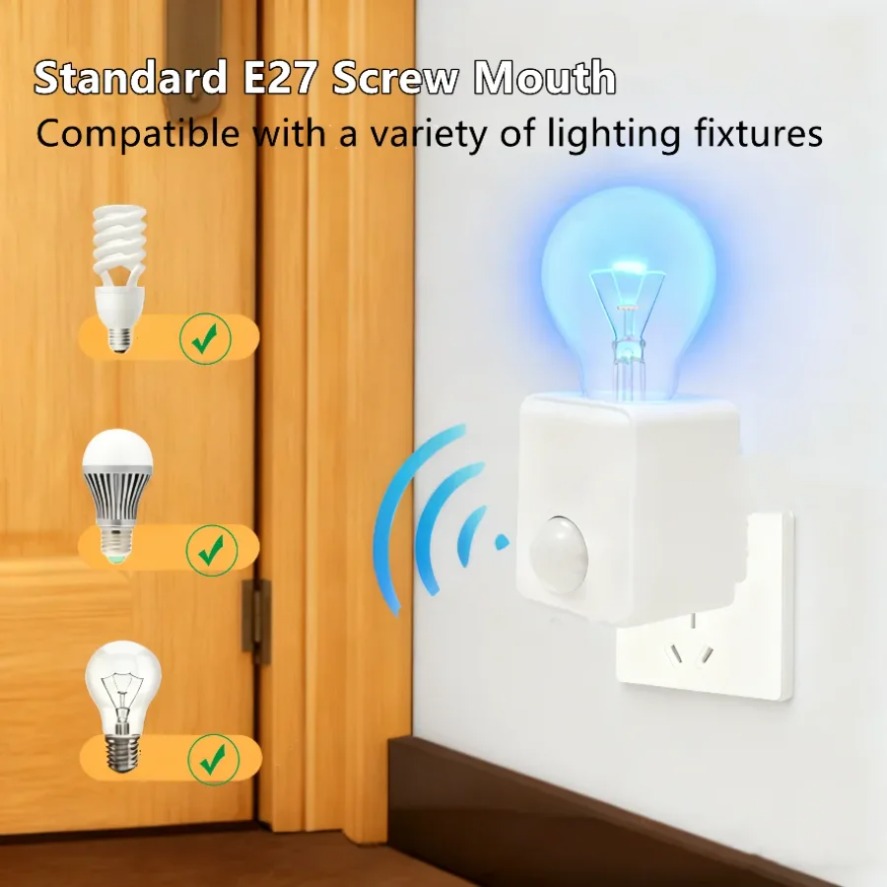 Gniazdo żarówki E27 z czujniki – Pir Motion Sensor recenzja i cena