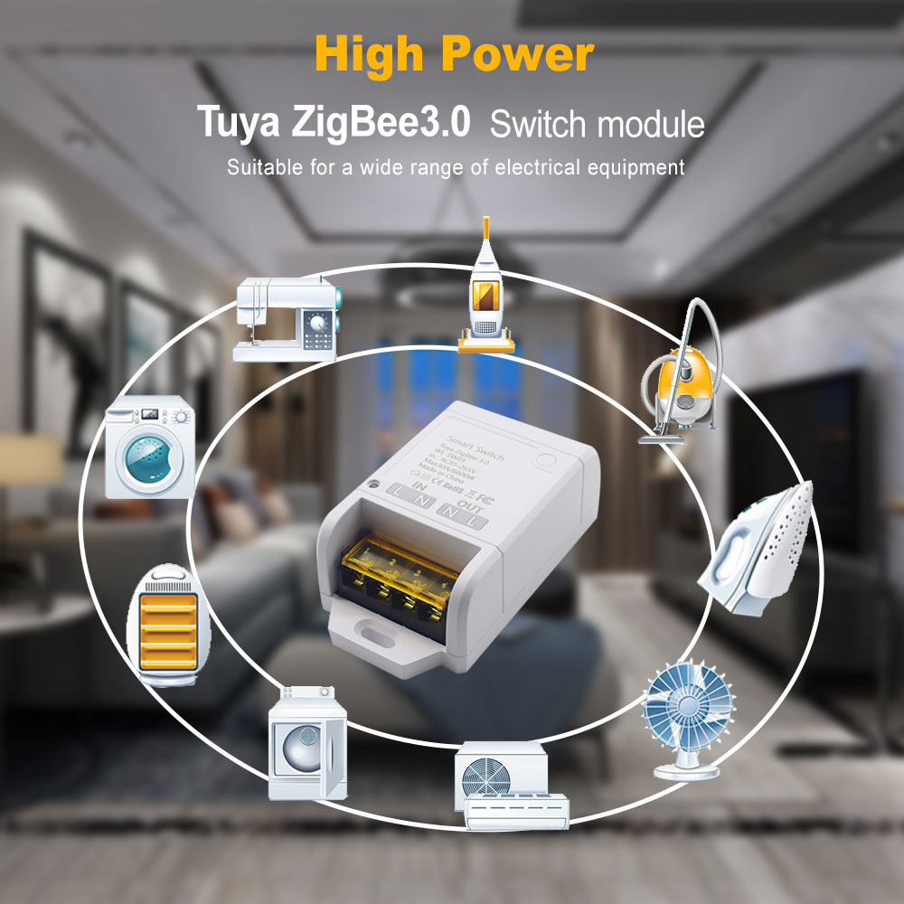 1-10 szt. 30A 6600W Zigbee Int – Relay Module 1 Channel recenzja i cena