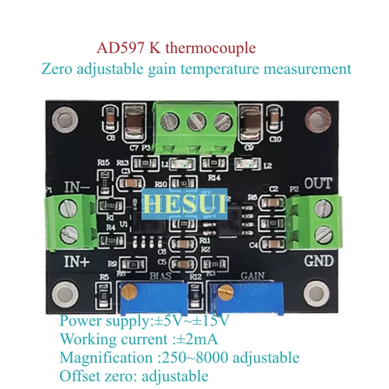 Moduł wzmacniacza termopary ty – Thermocouple Module K Type recenzja i cena